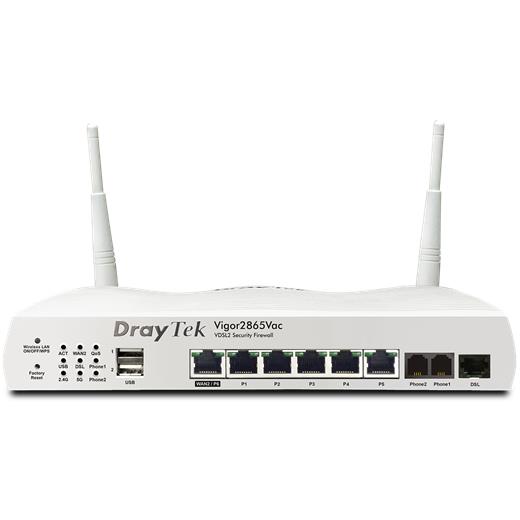 Draytek Vıgor 2865 Vdsl2/Adsl2 + Dual Wan Securıty Fırewall