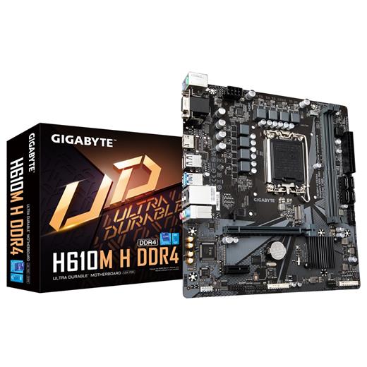 Gigabyte H610M H DDR4 3200mhz(OC) M.2 1700p mATX 12.Nesil Anakart