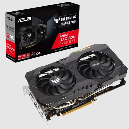 Asus Tuf-Rx6500Xt-O4G-Gaming 4Gb Gddr6 Hdmi Dp 64Bit