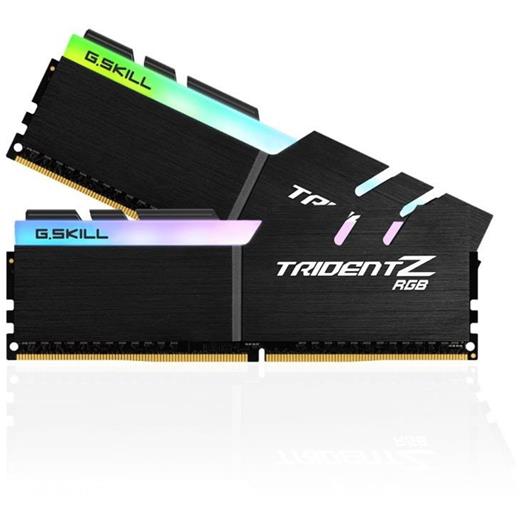 Gskill Trident Z Rgb Ddr4-4000Mhz Cl18 32Gb (2X16Gb) Dual (18-22-22-42) 1.4V F4-4000C18D-32Gtzr