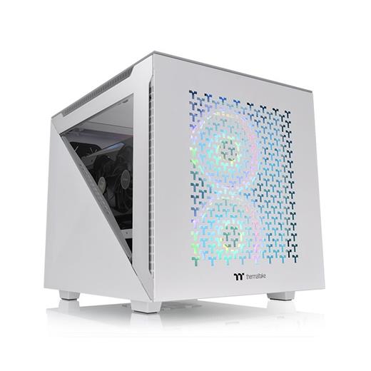 THERMALTAKE Divider 200 TG CA-1V1-00S6WN-01 Gaming Micro ATX PC Kasası Beyaz