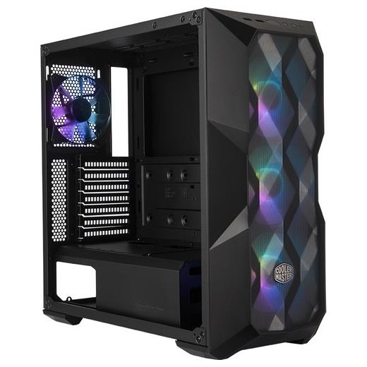 CoolMaster Masterbox Td500 Siyah Argb 4X120Mm Fanlı, Tempered Glass, Kristal Mesh Ön Panelli Midtower Kasa Mcb-D500D-Kgnn-Stu