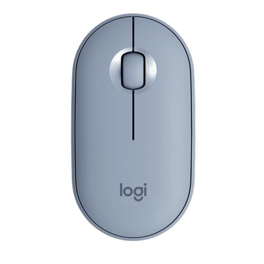 Logıtech M350 Pebble Mavı Grı Kablosuz Mouse 910-005719