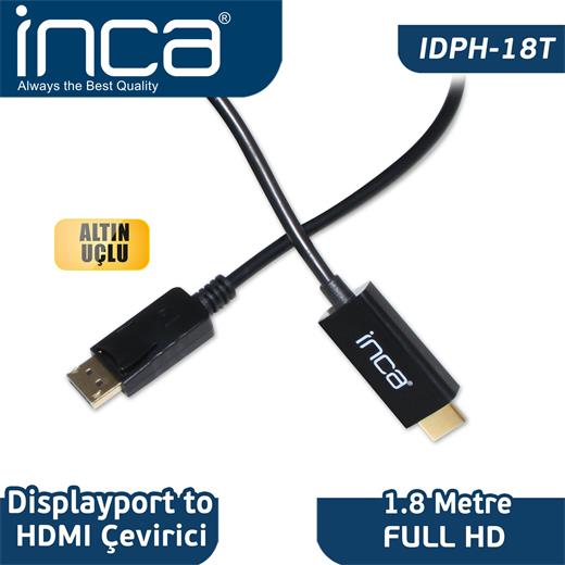 Inca Idph-18T Dısplay Port To Hdmı 1,8 Metre