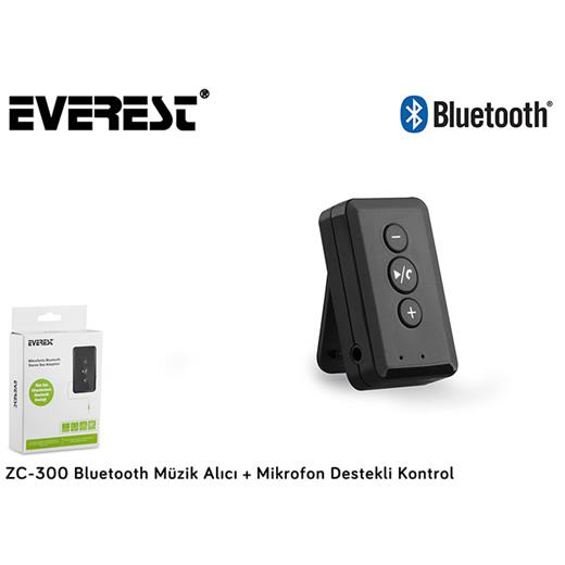 Everest ZC-300 Bluetooth Müzik Alıcı + Mikrofon Destekli Kontrol Cihazı