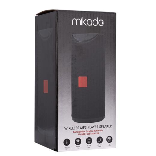Mikado MD-BT66 3.7V 1200mAh Siyah Aux+Usb+FM+BT+TF Kartlı Kablosuz MP3 Bluetooth Spk
