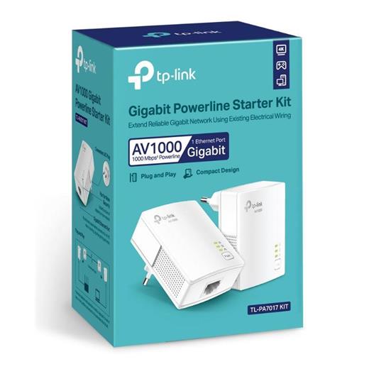 Tp-Lınk Tl-Pa7017 Kıt Av1000 Gıgabıt Powerlıne Adaptor