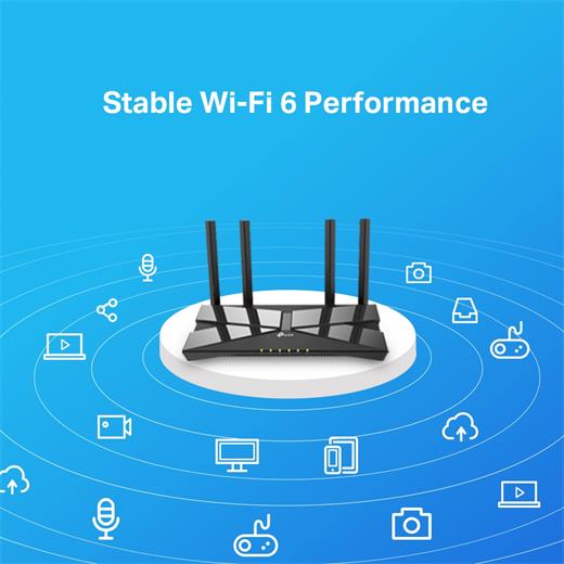 Tp-Lınk Archer Ax10 Ax1500 Dual G.Bıt Wıfı-6 Router