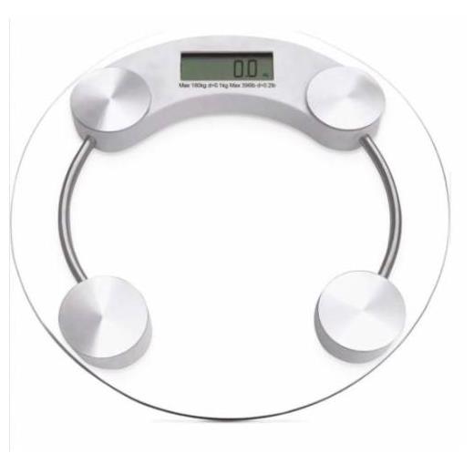 Techfit Tartı TF-1051 Dijital Cam Yuvarlak