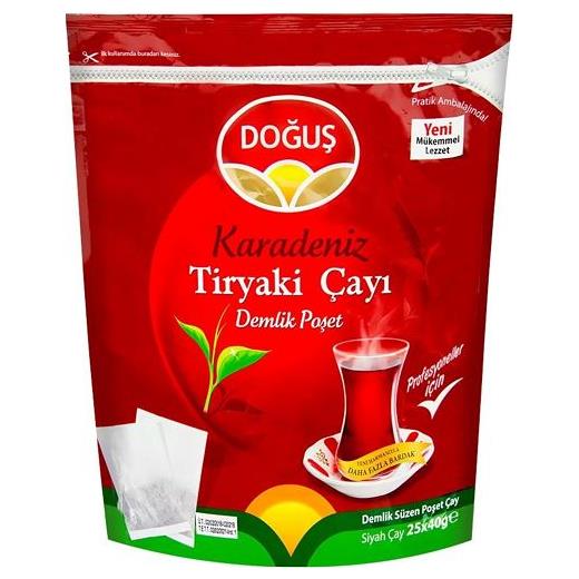 Doğuş Karadeniz Tiryaki Demlik Poşet Çay 25x40 gr(600.10.30.0005)