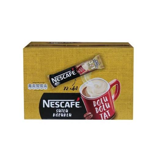 Nestle Nescafe 3ü1 Arada Sütlü Köpüklü 72 Adet 17,4gr 12397895(600.20.30.0006)