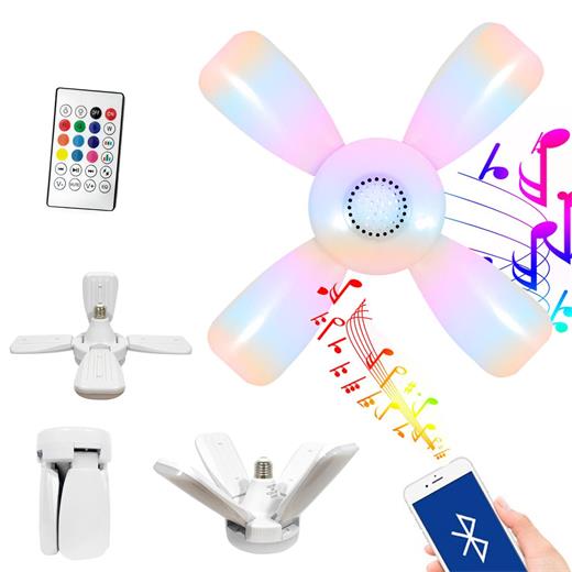 Gold Or-1003  Müzik Lambası Led Tavan Rgb Animasyanlu 220v E27 Duy Bluetooth Kumandalı