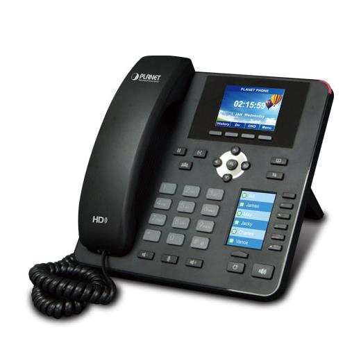 Planet PL-VIP-2140PT Hd Renkli Poe Ip Telefonu Çift Ekranlı