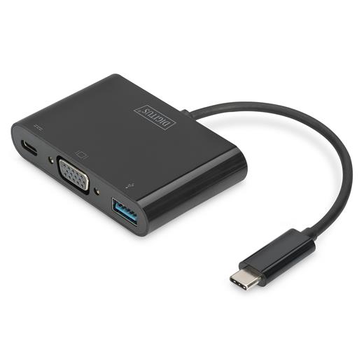 Assmann DA-70854 Usb 3.1 (Gen. 1) (Usb Tip C) Vga Grafik Adaptörü 1 X Usb Tip C Erkek (Bilgisayar Bağlantısı İçin)