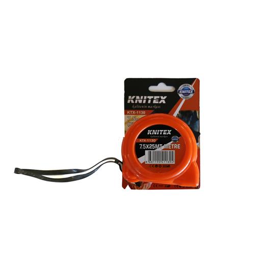 Knıtex KTX-1130 Şerit Metre 7.5 Metre Sarı 25mm