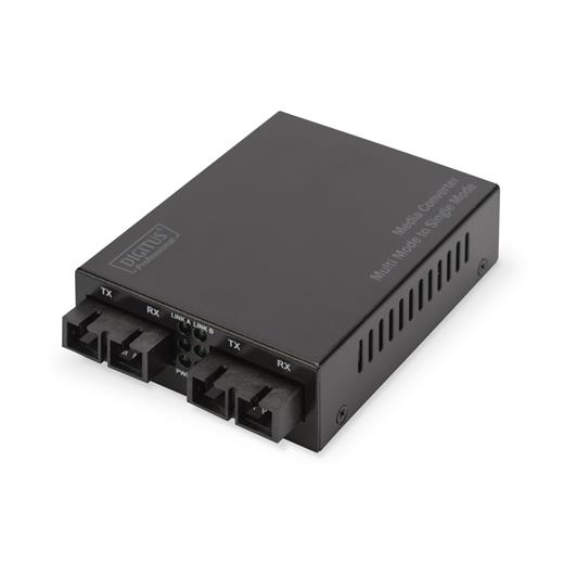 Assmann DN-82124 Gigabit Multimode/Singlemode Media Converter Sc/Sc, Dalgaboyu 850Nm, 1310Nm, Maksimum Mesafe 20Km