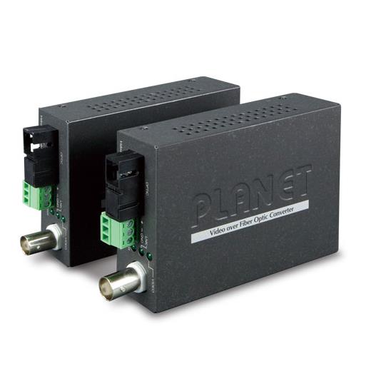 Planet PL-VF-106G-Kıt 1-Channel 4-İn-1 Video Over Gigabit Fiber Bundle Kit (Vf-106G-T + Vf-106G-R)