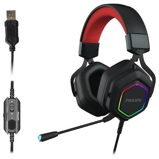 Philips Tag4105Bk-93 7.1 Rgb Surround Gaming Kulak Üstü Oyuncu Kulaklık 4000 Series 2.2 Mt