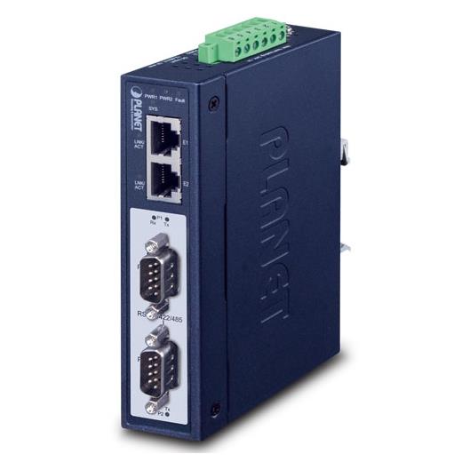 Planet PL-LMG-2200T Ip30 Industrial 2-Port Rs232/Rs422/Rs485 Modbus Gateway