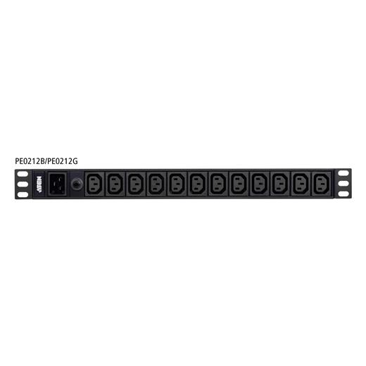 Aten-PE0212G 1U Desing, 12Ac Outlets Basic Pdu