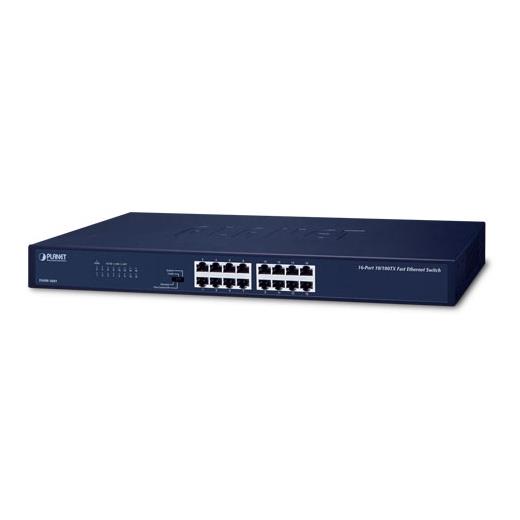 Planet PL-FNSW-1601 Yönetilemeyen Switch (Unmanaged Switch) 16 X 10/100Base-T