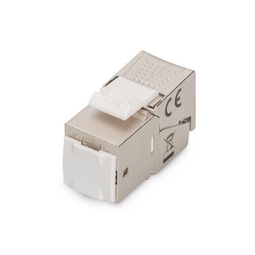 Assmann DN-93620 Cat 6A Keystone Jack, 10Gbase-T, 500 Mhz, Zırhlı/Shielded, Aletsiz Sonlandırılabilir