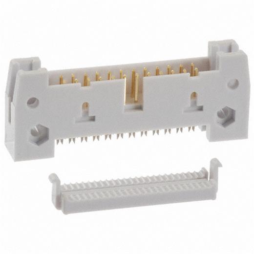 Assmann AWH 14G-0202 Pcb Konnektör, 14 Pin Erkek, Altın Kaplama, Uzun Kilitli