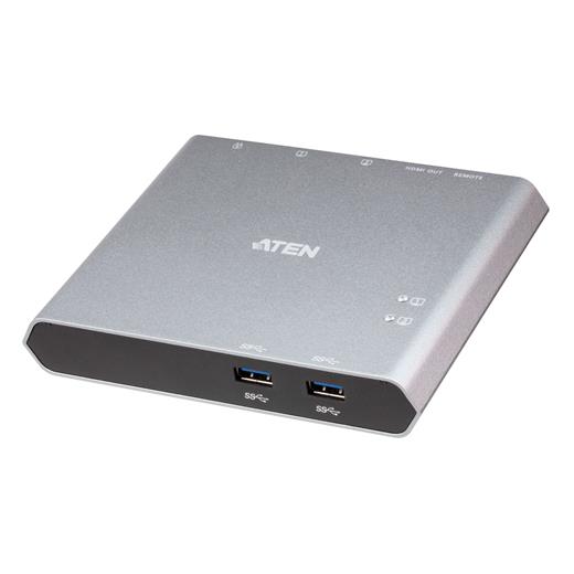 Aten-US3310 2-Port Usb-C Gen 1 Dock Switch With Power Pass-Through