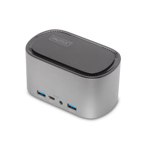 Da-70889 Digitus 11 Port Usb-C Dock Station, Ssd (M.2 Ngff) Kutu,  2 X Hdmı, 1 X Displayport, 4 X Usb 3.0 (Usb-A) Port, 3 X Usb-C (1 X Bilgisayar/Host Bağlantısı), 1 X Power Delivery, 1 X Usb-C, 5 Gbps), 1 X Gigabit Ethernet Port, 1 X Audio 3.5 Mm S