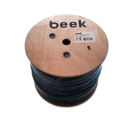 Beek BC-305-Uu6-Od-Eco Dış Ortam Tipi Cca (Ucuz) Cat6 Zırhsız Kablo (Outdoor Cat6 Utp 23Awg 0.56Mm Cca With Pe/Pvc Jacket ,Od:6.5Mm ,305M Per Box)