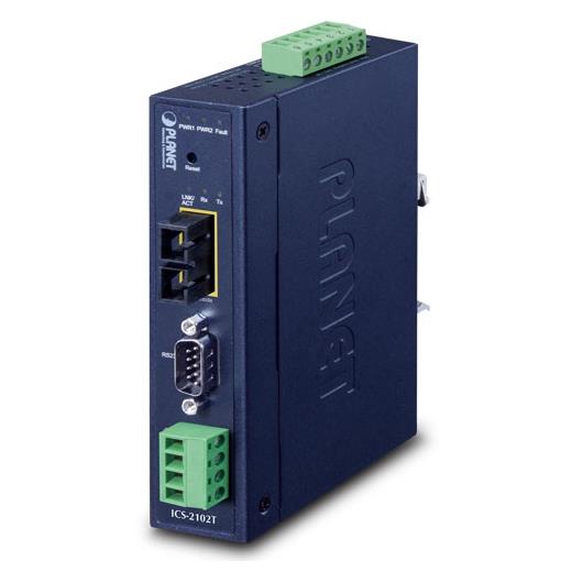 Planet PL-ICS-2102T Ip30 Endüstriyel 1-Port Rs232/Rs422/Rs485 Serial Device Sunucu