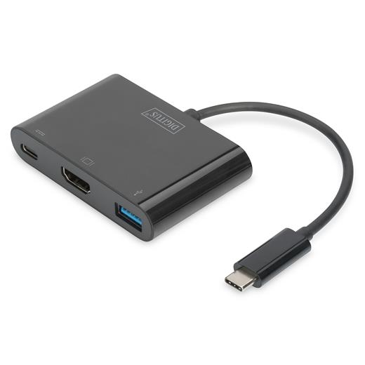 Da-70855 Digitus Usb 3.1 (Gen. 1) (Usb Tip C) ≪-≫ Hdmı Grafik Adaptörü≪Br≫
Giriş: Usb Tip C Erkek (Bilgisayar Bağlantısı İçin)≪Br≫
Çıkış: 1 X Şarj Özellikli Usb Tip C (Pd 2.0) Port, 1 X Hdmı A (19 Pin) Dişi (4K/30Hz), 1 X Usb 3.0