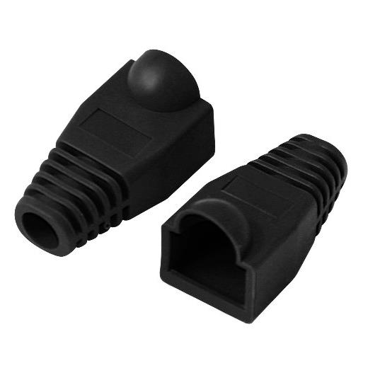 Beek Bn-Boot-Cat6/Bl Koruma Kılıfı, Rj45 (Category 6 (Cat. 6) / Category 5E (Cat. 5E)) İçin,  Siyah Renk