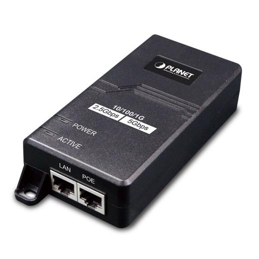 Planet Pl-Poe-165 Tek Port Çoklu Gigabit 802.3At Poe+ Injector (30 Watt)≪Br≫Single-Port Multigigabit 802.3At Poe+ Injector (30 Watts)