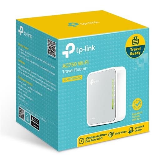 Tp-Link Tl-Wr902Ac 750Mbps Travel 3G Router