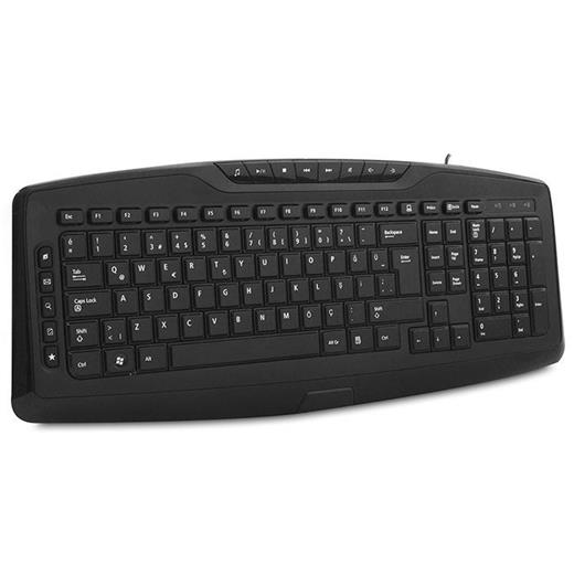 Everest Kb-188 Borealis Q Türkçe Usb Gökkuşağı Aydınlatmalı Siyah Gaming Klavye