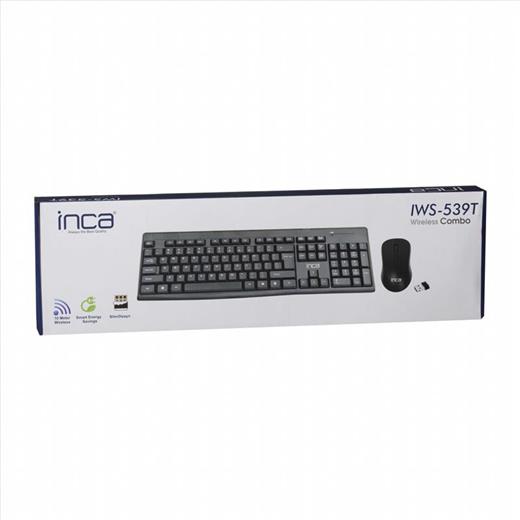 Inca Iws-539T Q Türkçe Kablosuz Multimedya Siyah Klavye+ Mouse