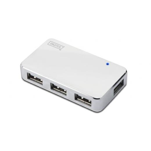 DA-70221 Digitus 4 Port USB 2.0 Hub, 4 x USB A Dişi, 1 x USB B Mini Dişi