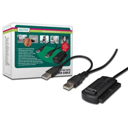 DA-70148-3 Digitus USB 2.0  lt;- gt; IDE ve Serial ATA (SATA) Adaptörü