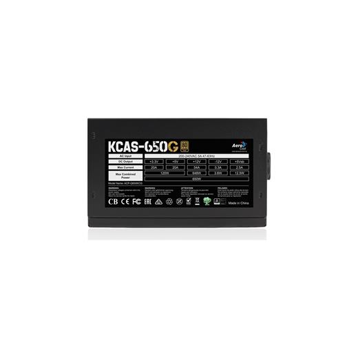 Aerocool Kcas Plus 650W 80+ Gold Rgb Power Supply Ae-Kcasp650Rgb