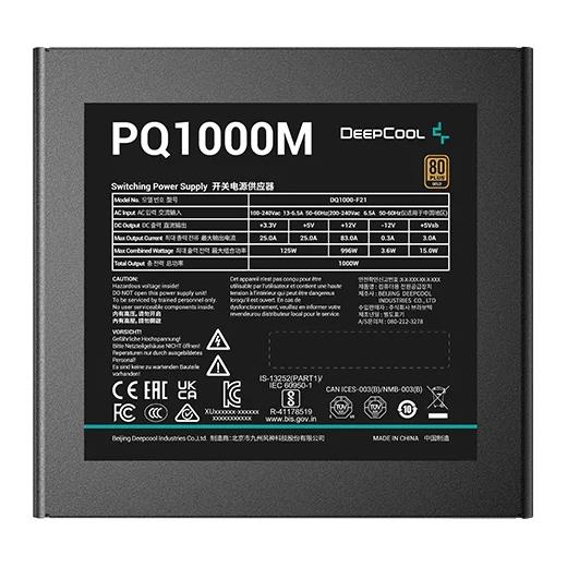 DeepCool PQ1000M 1000w Atx 80+ Gold Güç Kaynağı
