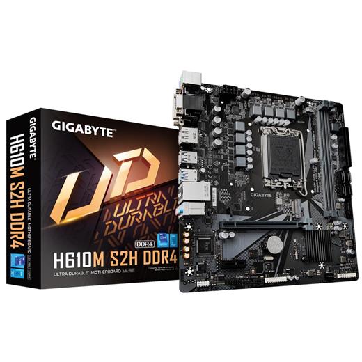 Gıgabyte H610M-S2H Ddr4 Hdmı-Dp-Dvı Pcıe 16X V4.0 1700P Matx