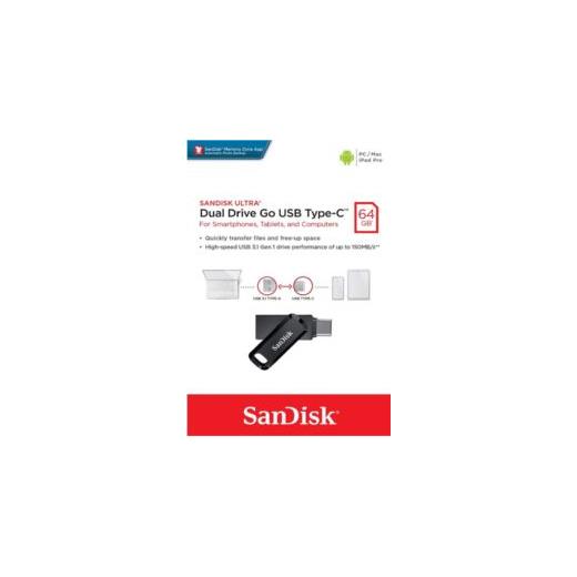 Sandisk Sdddc3-064G-G46 64Gb Ultra Dual Drive Go Usb Type-C