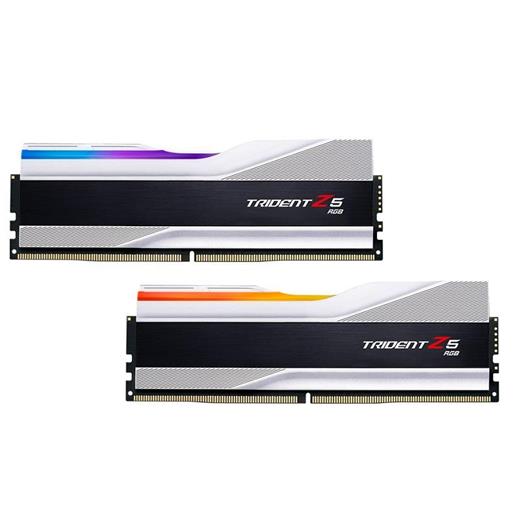 Gskıll Trident Z5 Rgb Silver Ddr5-6000Mhz Cl30 64Gb (2X32Gb) F5-6000J3040G32Gx2-Tz5Rs