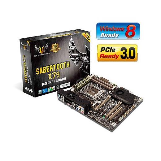 Asus SABERTOOTH X79 X79 DDR3 ATX GLAN SATA3 USB3 ANAKART