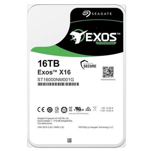 Seagate 16 Tb 3.5 Exos Sata X18 512E 7200Rpm 256Mb St16000Nm001J Hdd