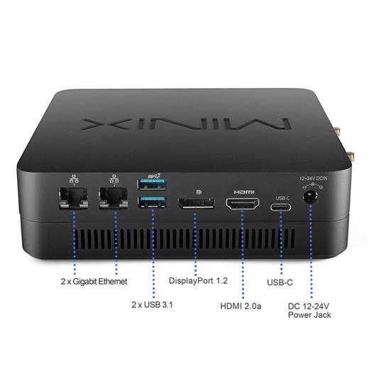 MINIX NGC-7 PRO Mini PC Intel i7-10510U 16/512 GB
