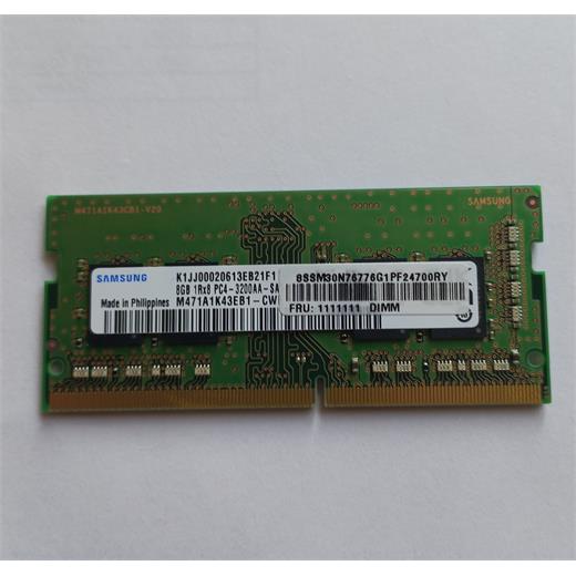 Samsung 8gb 3200 Mhz DDR4 Notebook Rami K1JJ00020613EB21F1 (KUTUSUZ)