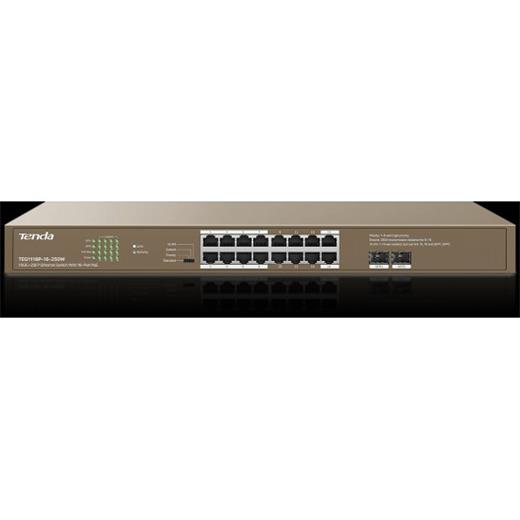 TENDA TEG1118P 16PORT 10/100/1000 POE SWITCH