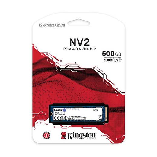 Kingston 500Gb Nvme M.2 3500/2100Mb Snv2S/500G